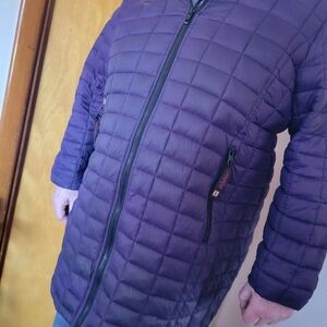 Women's Discontinued Purple Quilted Jacket Canada Goose Like! 1x 16/18, Warm!